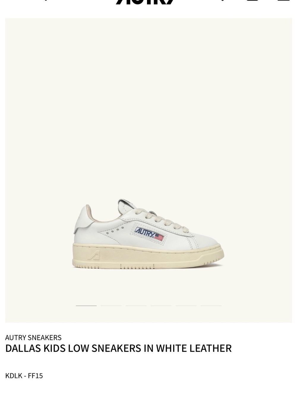 AUTRY SNEAKERS
DALLAS KIDS KIDS LOW SNEAKERS